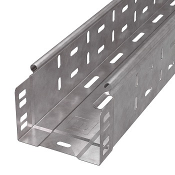 Лоток перфорированный Стандарт HDZ 100х80х3000 (1,0 мм) (6 м/уп) Промрукав