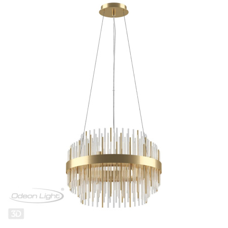 Люстра G9 8*40W 220V IDA золотой/металл/стекло ODEON LIGHT