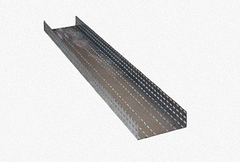 Лоток перфорированный ЛМ 100х25х2000 У3, окрашенный, S1,5