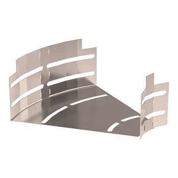 Угол горизонтальный изменяемый 0-45 градусов Стандарт INOX (AISI 409) 200х80 Промрукав