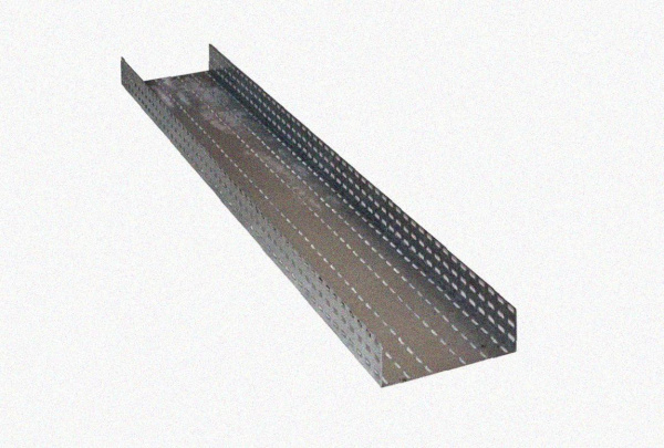 Лоток перфорированный ЛМ 100х25х2000 У3, окрашенный, S1,5