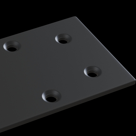 Заглушка Алюминий Черный TRA004EC-21B Technical