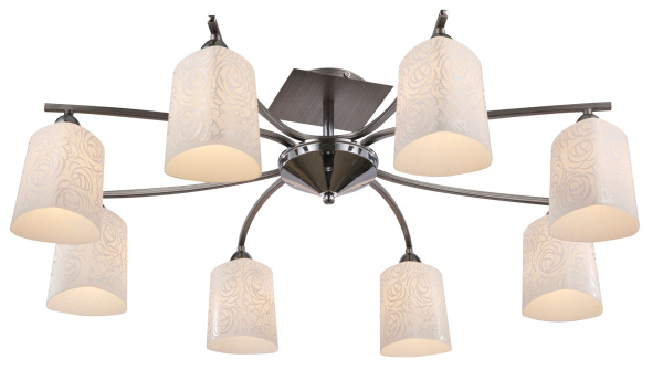 Потолочный светильник 8*E14 40Вт Хром IP20 Ciclo FR5117CL-08CH Freya