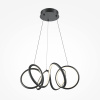 Подвесной светильник LED 52Вт Черный IP20 Curve MOD241PL-L60BK Maytoni