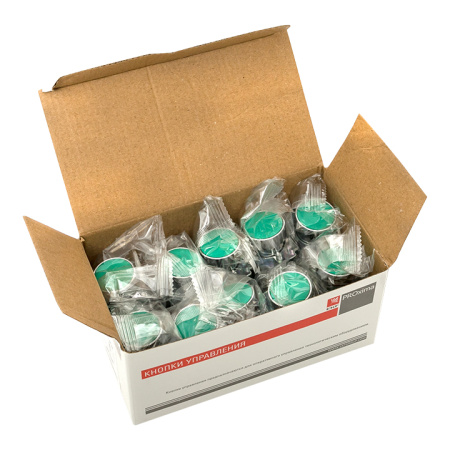 Кнопка BA31 зеленая NO PROxima EKF