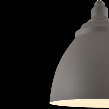 Подвесной светильник 1*E27 60Вт Серый IP20 Bellevue P534PL-01GR Maytoni