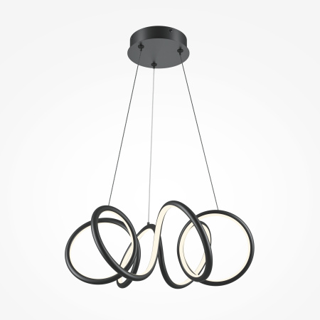Подвесной светильник LED 52Вт Черный IP20 Curve MOD241PL-L60BK Maytoni