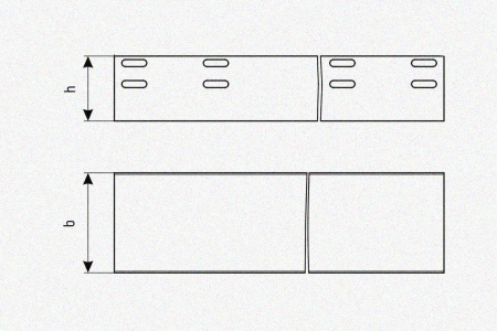 Лоток глухой ЛМГ 50х50х3000 УТ1,5, горячее цинкование S1,5