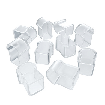 09-150 Комплект (10шт) заглушек пластиковых для светодиодного неона RGB 220В, smd 5050, 80д/м, 10*18мм, арт.17-49 Apeyron