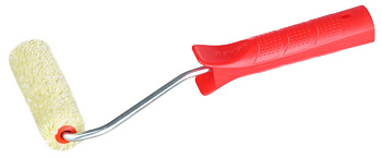 Мини-валик "СИНТЕКС" малярный в сборе, бюгель 6 мм, 15х100 мм, Мастер ЗУБР