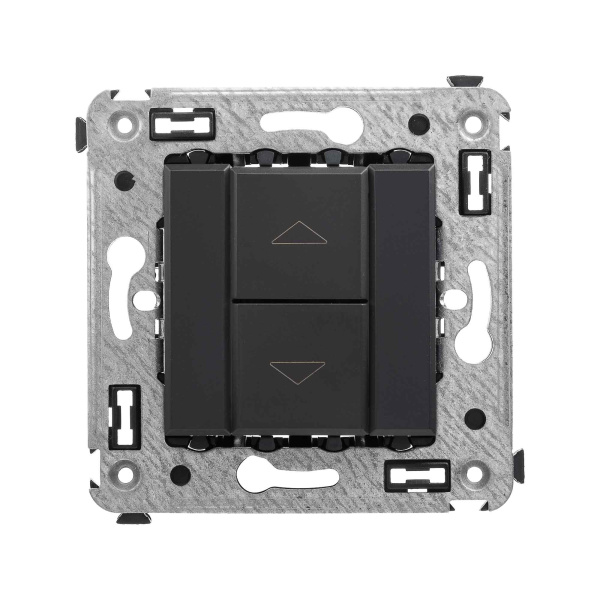 Механизм управления рольставней в стену, "Avanti", "Черный матовый" DKC