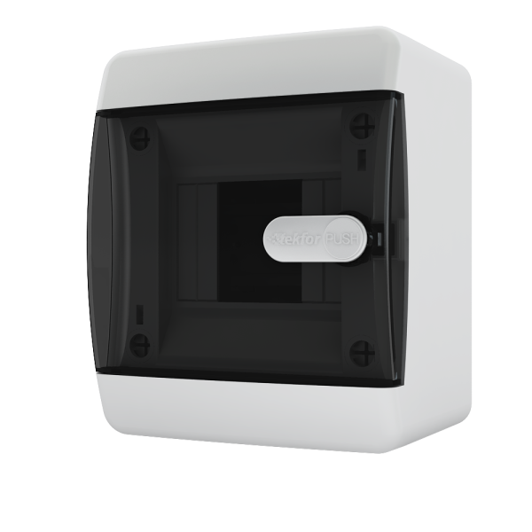 Щит навесной ЩРН-П 4 модуля черная крышка IP41 CNK 40-04-1 Tekfor