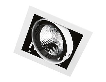 Карданный встраиваемый светодиодный светильник T811 BK/CH 12W 4200K Ambrella Light