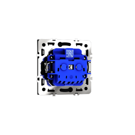 Розетка встраиваемая Voltum S70 с заземлением 16А, (графит)