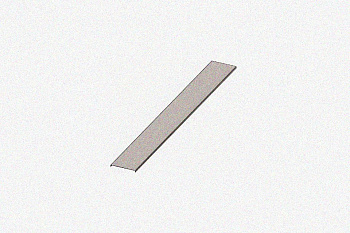 Крышка лотка КЛ 600х3000 УХЛ1, оцинкованный лист, S1,0