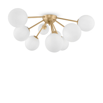 Потолочный светильник 9*G9 25Вт Матовое Золото IP20 Alexis FR5120CL-09G Freya