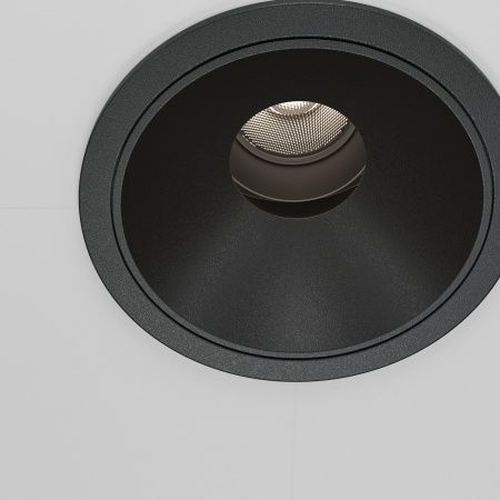 Встраиваемый светильник LED 10Вт Черный IP20 Downlight DL057-10W4K-B Technical Maytoni