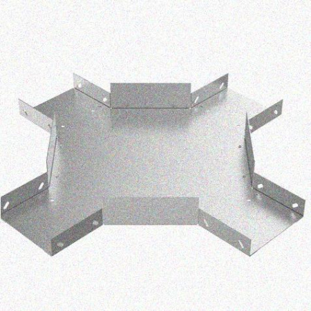 Лоток крестообразный замковый перфорированный КМЗ 300х50 УХЛ1, горячее цинкование, S1,5