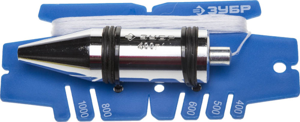 Отвес "ЭКСПЕРТ" строительный со шнуром и безопасным наконечником, 400 г ЗУБР