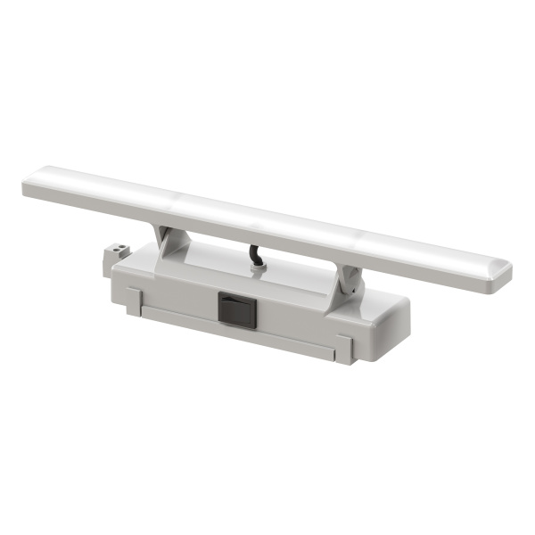 Светильник светодиодный 6 Вт, 220 В, с выключателем, поворотный, цвет серый DKC