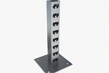 Стойка кабельная напольная К1173х400 УТ1,5 горячее цинкование, L400