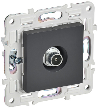 SKANDY Розетка TV оконечная SK-A12T титан IEK