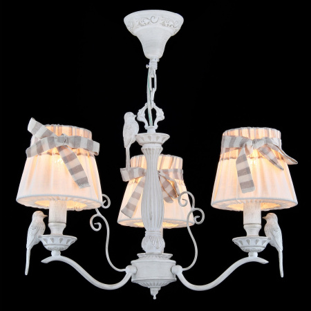 Люстра 3*E14 40Вт Белый Антик IP20 Bird ARM013-03-W Maytoni