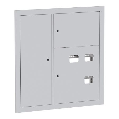 Щит этажный 3 кв, слаботочка слева (1000х950х150) PROxima EKF