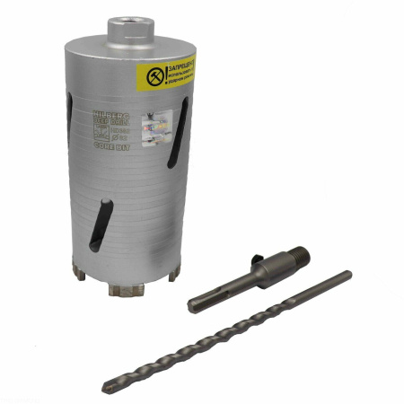 Коронка алмазная по бетону 82*150 мм Laser Deep Drill HD382 Hilberg