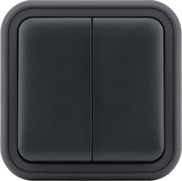 Donel W55 Переключатель 2-кл. накладной, антрацит, IP55, серия (тип) DIP55