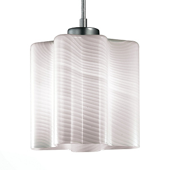 Светильник подвесной Серебристый/Белый с полосками E27 1*60Вт SL117.503.01 ST LUCE