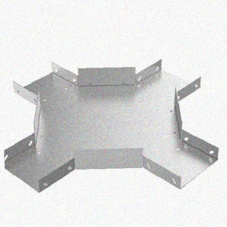Лоток крестообразный замковый глухой КМЗГ 100х50 УХЛ1, горячее цинкование S1,5