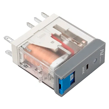 Реле промежуточное с кнопкой и мех, Индикацией RPAt 22/2 8A 24В DC AVERES EKF