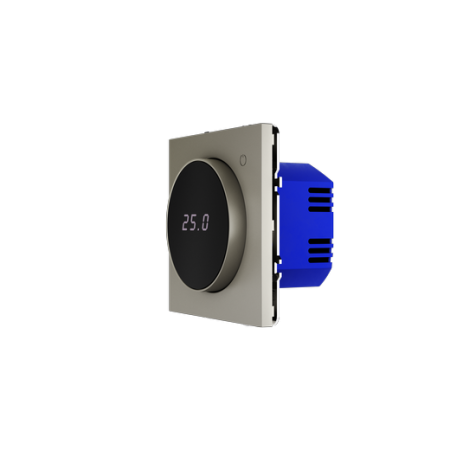 Терморегулятор электронный Voltum S70 с индикацией и датчиком, для теплого пола, (шелк)