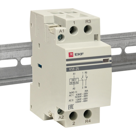 Контактор модульный КМ 25А NО+NC (2 мод) PROxima EKF