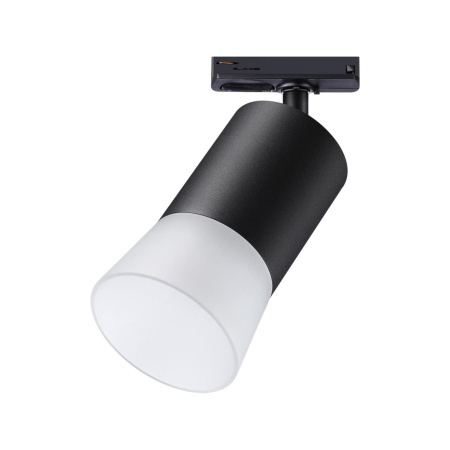 Св-к трековый однофазный двухжильный (универсальный) IP20 GU10 9W 220V ELINA черный NOVOTECH