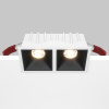 Встраиваемый светильник LED 20Вт Бело-черный IP20 Downlight DL043-02-10W3K-D-SQ-WB Technical Maytoni
