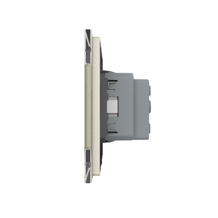 Розетка электрическая 16А 1 пост, цвет жемчужный Livolo