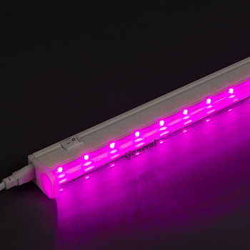 Светодиодный светильник для растений GLF1-600-8BT-FITO, спектр для цветения и завязей, 1/30 General