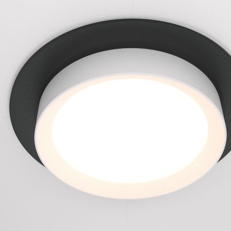 Встраиваемый светильник 1*GX53 15Вт Черно-белый IP20 Downlight DL086-GX53-RD-BW Technical Maytoni