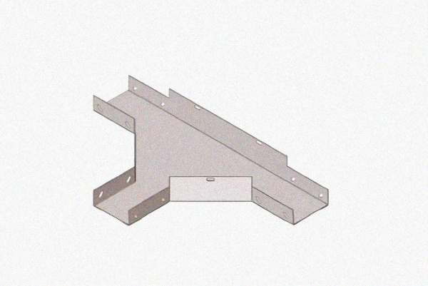 Лоток тройниковый замковый глухой ОТЗГ 200х100 УХЛ1, горячее цинкование S1,0