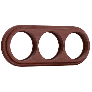 Legend Рамка на 3 поста (итальянский орех) Werkel