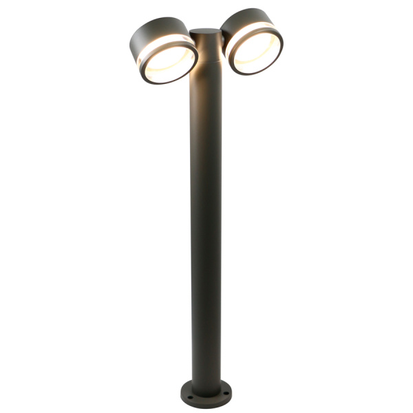 Садово-парковый светильник General GPF-2GX53-M-IP65 Графит Средний с боковым рассеивателем Иллюмакс General