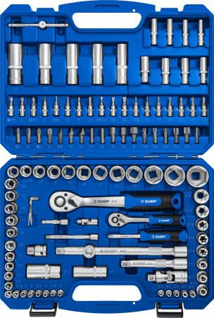 Универсальный набор инструмента ЗУБР А-110 110 предм.Серия Профессионал.