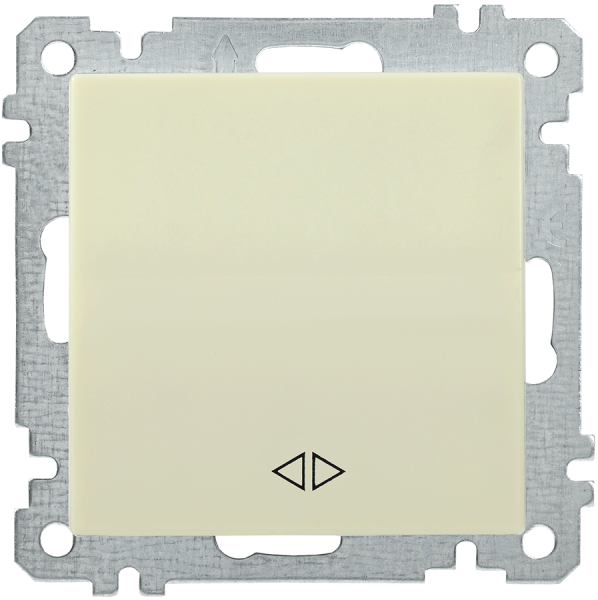 Выключатель 1-клавишный перекрестный ВС10-1-3-Б 10А BOLERO кремовый IEK