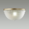 Бра E14 2*40W MALAGA золотистый/белый/стекло ODEON LIGHT