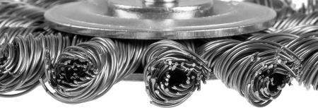 Профессионал. Щетка дисковая для дрели, жгутированная стальная проволока 0,5мм, 75мм ЗУБР