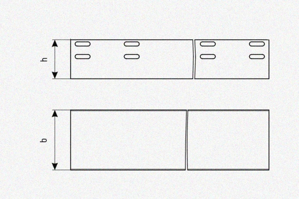 Лоток глухой ЛМГ 50х50х2000 УТ1,5, горячее цинкование S1,5