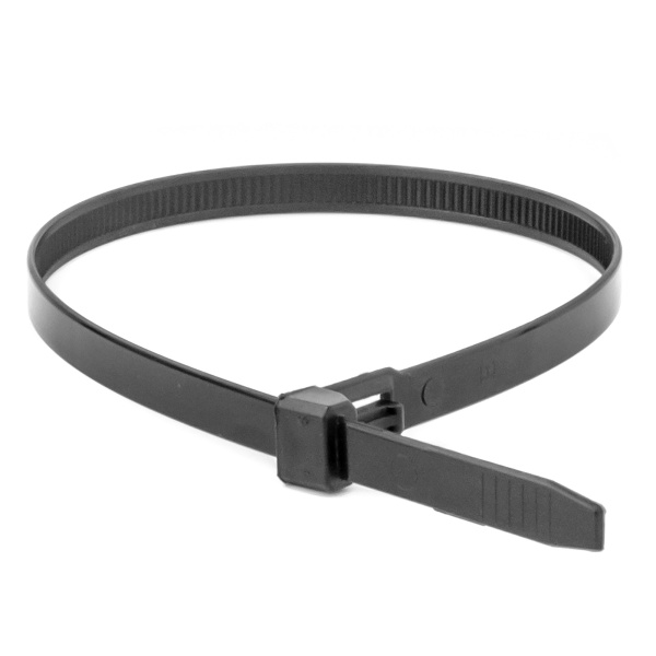 Хомут P6.6 многоразовый, черный, 7,5x350 DKC