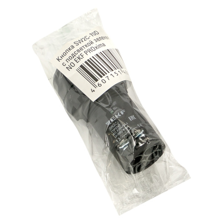 Кнопка SW2C-10D с подсветкой зеленая NO PROxima EKF